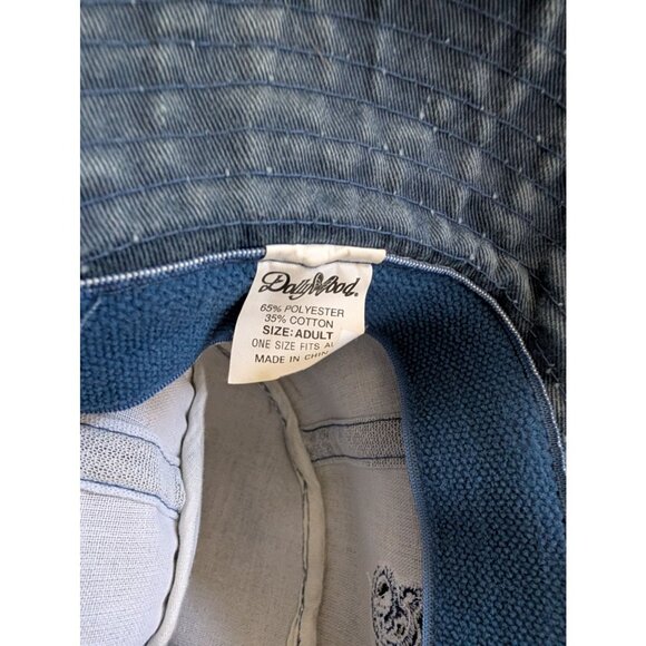 Dollywood Tennessee Tornado Bucket Hat Adult Size Tan & Denim Cotton/Polyester - Picture 4 of 7